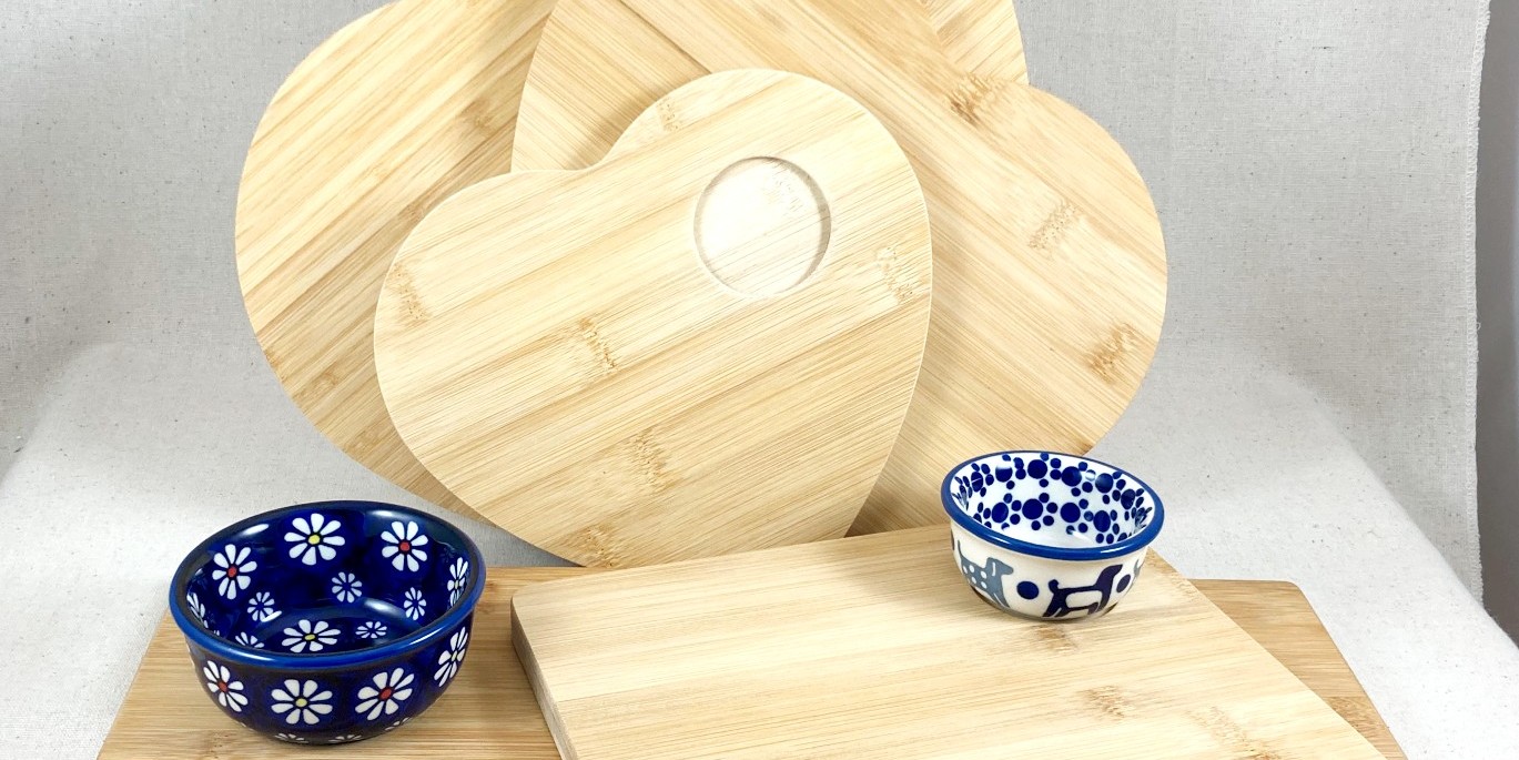 Cutting Boards with Spot for Bowl!