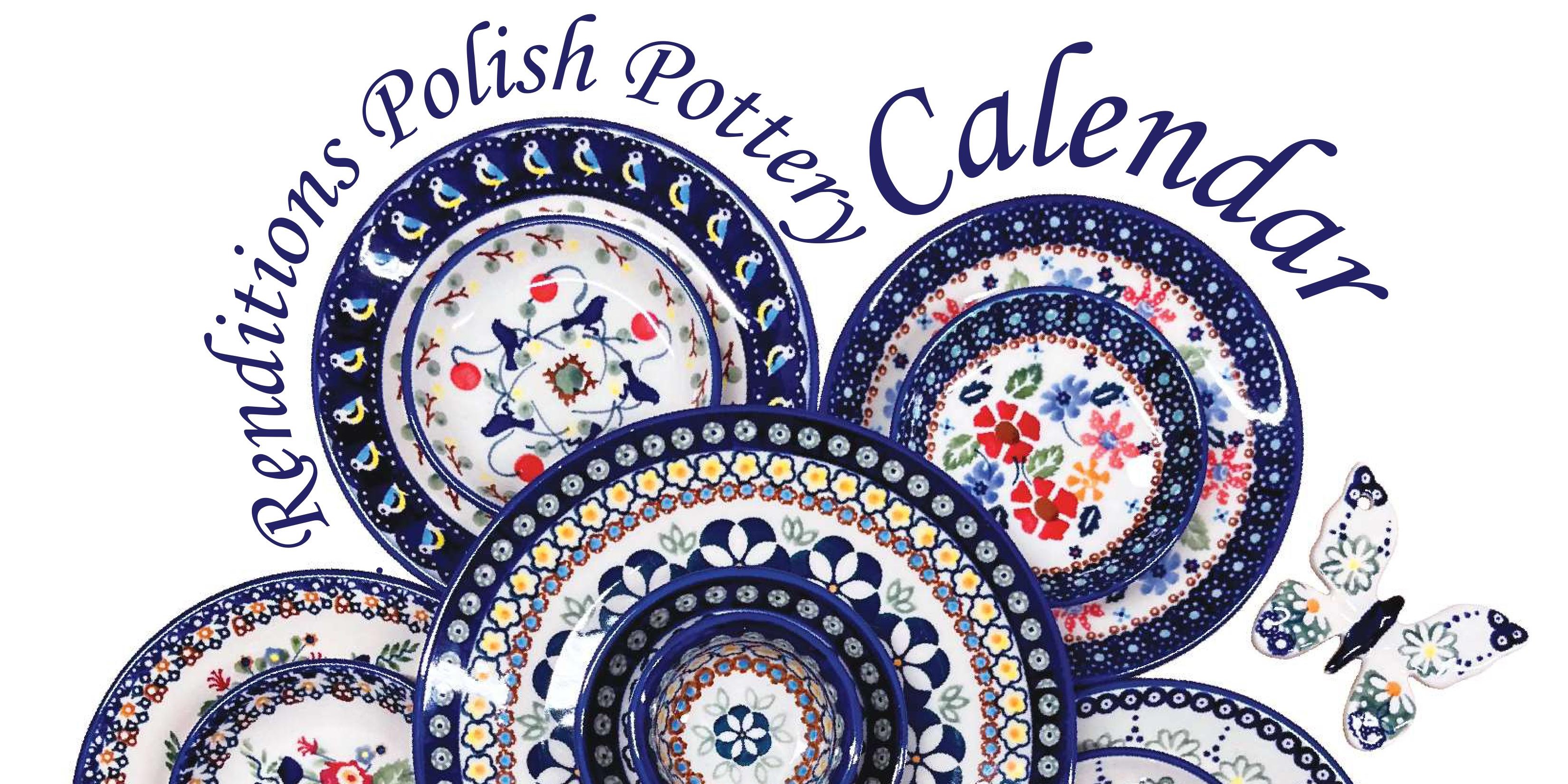 May 2024 - May 2025 Polish Pottery Calendar