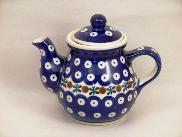 16 oz Teapot with Infuser & Warmer-Unikat